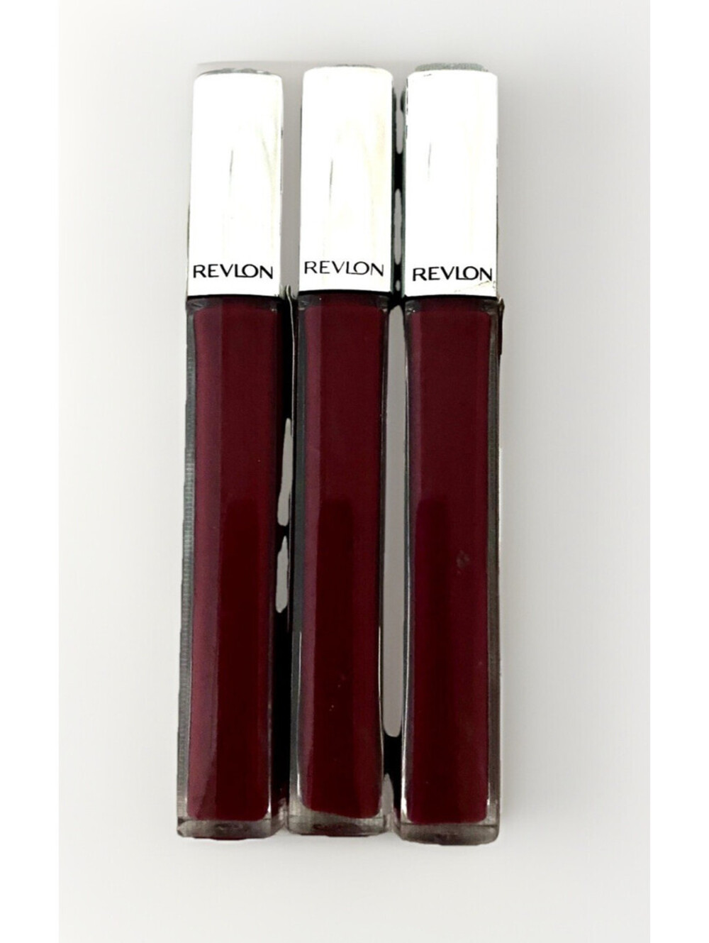 Lot of 3: NEW Revlon Ultra HD Lip Lacquer Lip Gloss in 545 Carnelian (Imperfect)